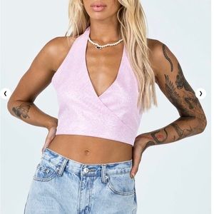 Princess Polly pink crop